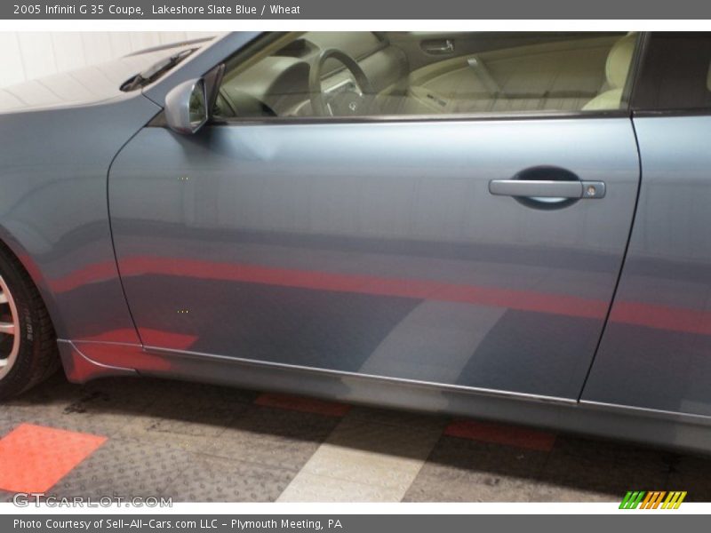 Lakeshore Slate Blue / Wheat 2005 Infiniti G 35 Coupe