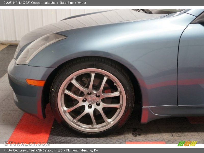 Lakeshore Slate Blue / Wheat 2005 Infiniti G 35 Coupe