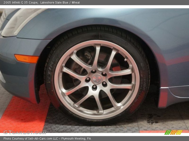 Lakeshore Slate Blue / Wheat 2005 Infiniti G 35 Coupe