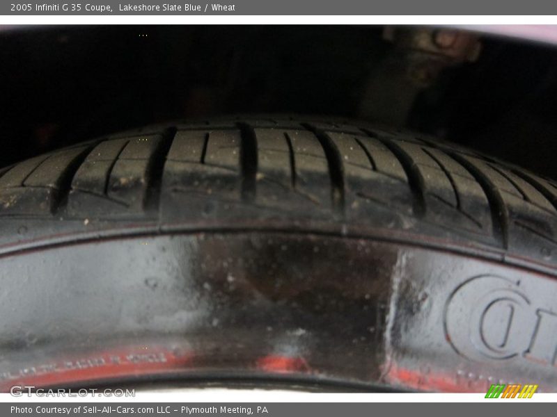 Lakeshore Slate Blue / Wheat 2005 Infiniti G 35 Coupe