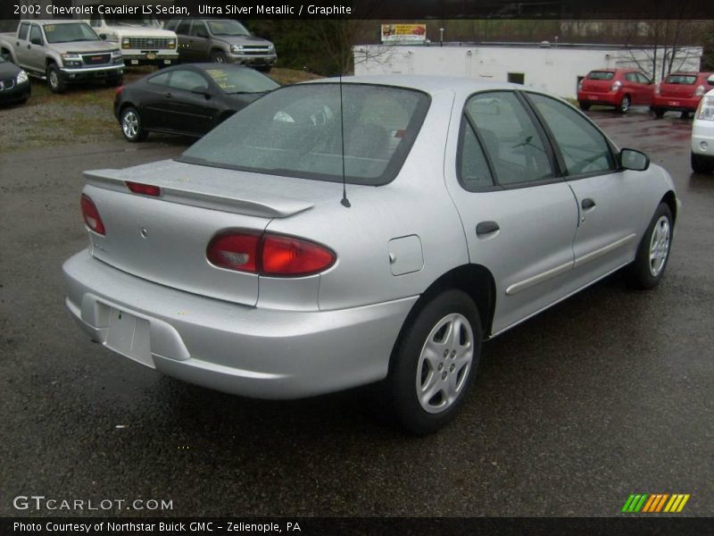 Ultra Silver Metallic / Graphite 2002 Chevrolet Cavalier LS Sedan