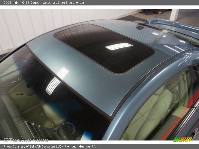 Lakeshore Slate Blue / Wheat 2005 Infiniti G 35 Coupe