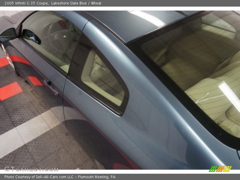 Lakeshore Slate Blue / Wheat 2005 Infiniti G 35 Coupe