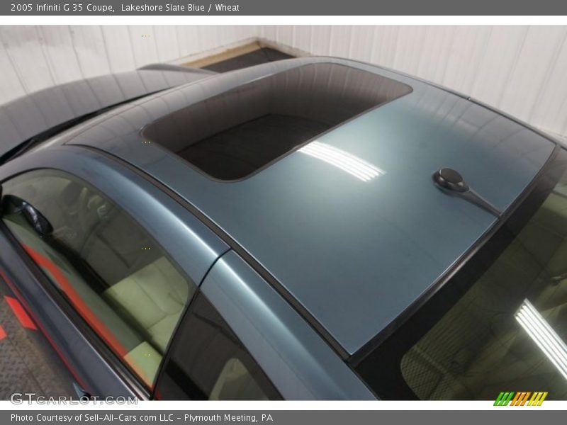 Lakeshore Slate Blue / Wheat 2005 Infiniti G 35 Coupe