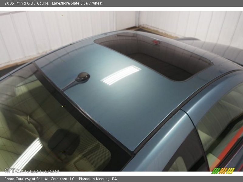 Lakeshore Slate Blue / Wheat 2005 Infiniti G 35 Coupe