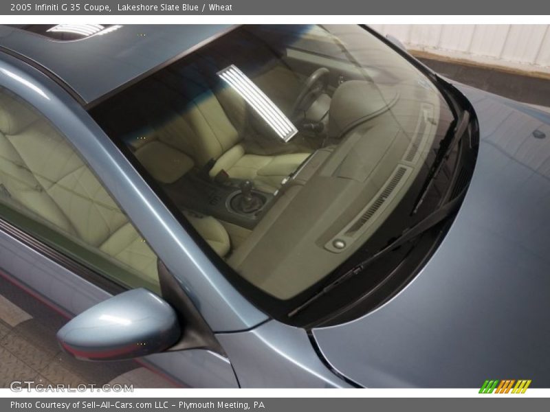 Lakeshore Slate Blue / Wheat 2005 Infiniti G 35 Coupe