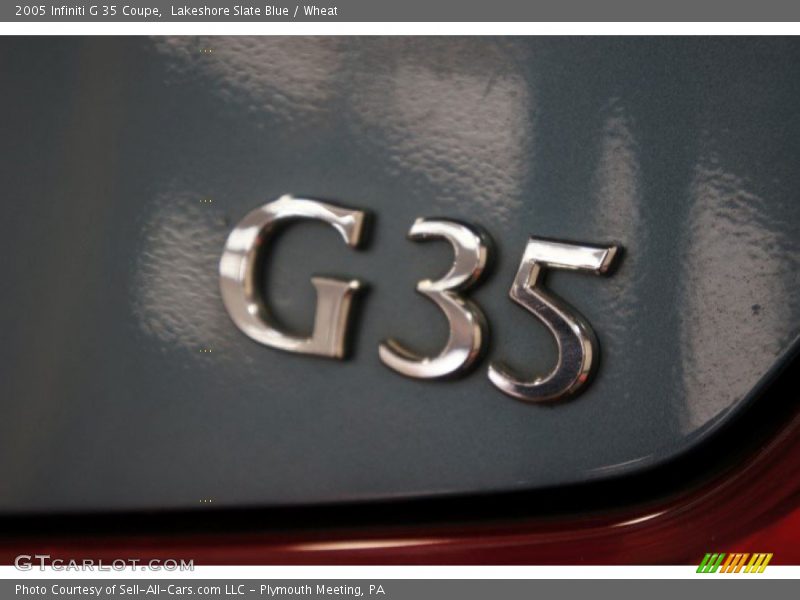 Lakeshore Slate Blue / Wheat 2005 Infiniti G 35 Coupe