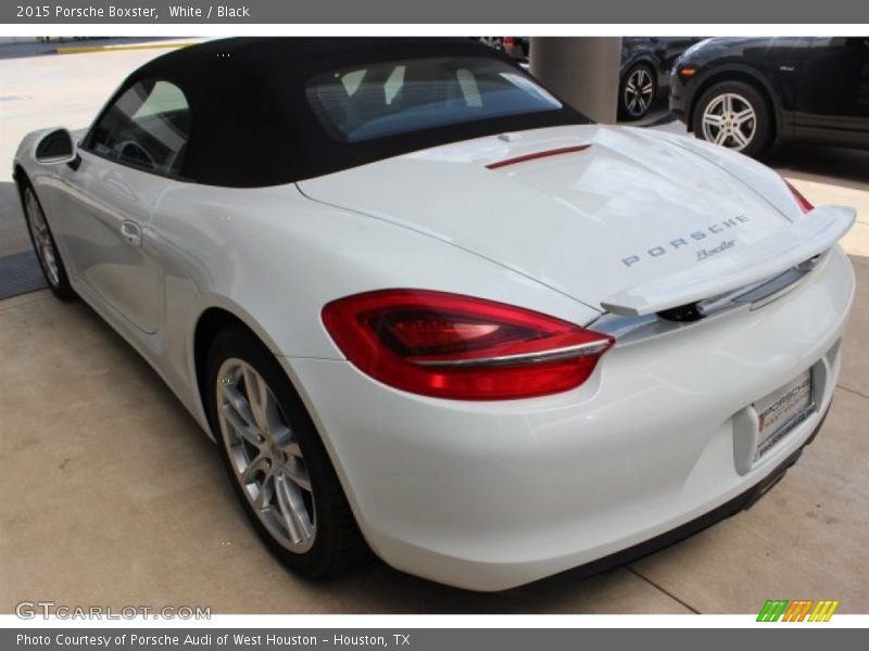 White / Black 2015 Porsche Boxster