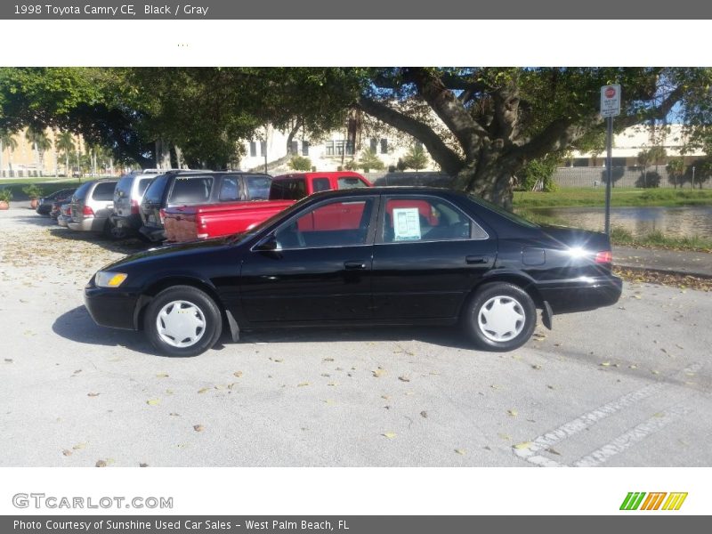 Black / Gray 1998 Toyota Camry CE