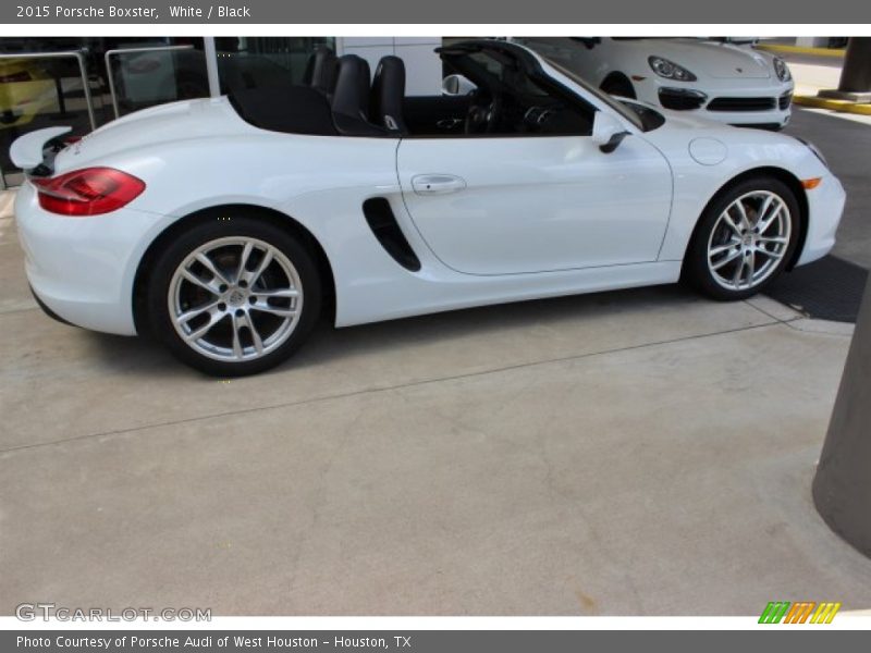 White / Black 2015 Porsche Boxster