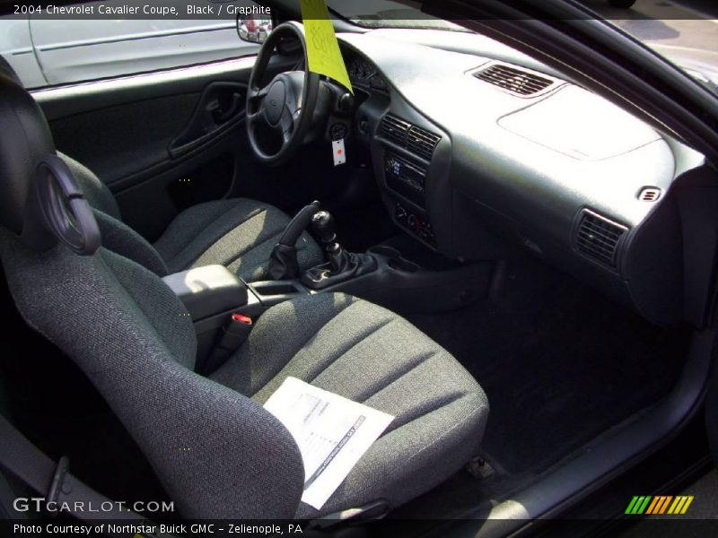 Black / Graphite 2004 Chevrolet Cavalier Coupe