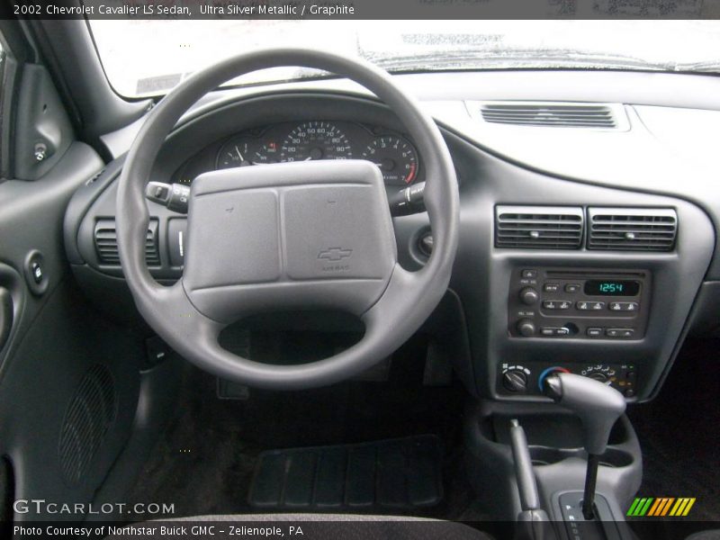 Ultra Silver Metallic / Graphite 2002 Chevrolet Cavalier LS Sedan
