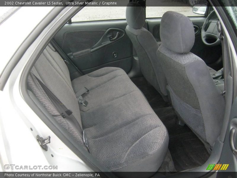 Ultra Silver Metallic / Graphite 2002 Chevrolet Cavalier LS Sedan