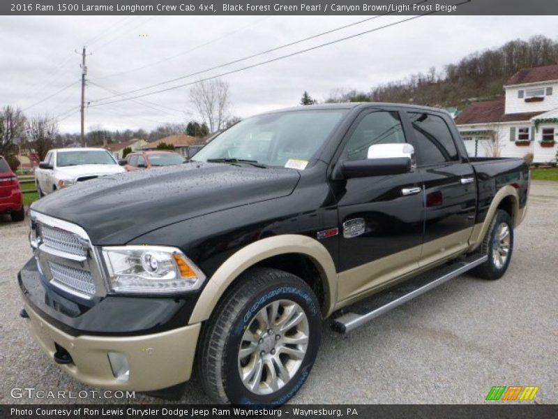 Front 3/4 View of 2016 1500 Laramie Longhorn Crew Cab 4x4