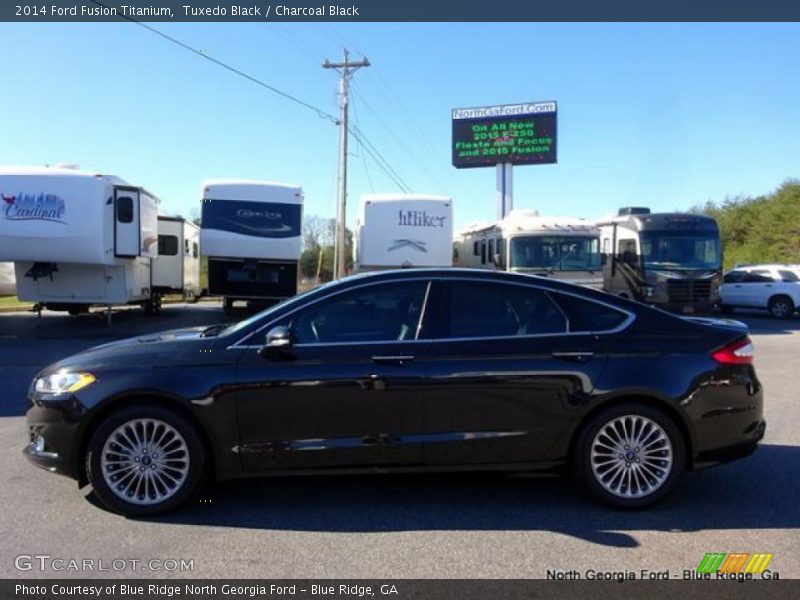 Tuxedo Black / Charcoal Black 2014 Ford Fusion Titanium