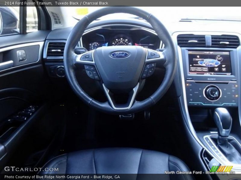 Tuxedo Black / Charcoal Black 2014 Ford Fusion Titanium