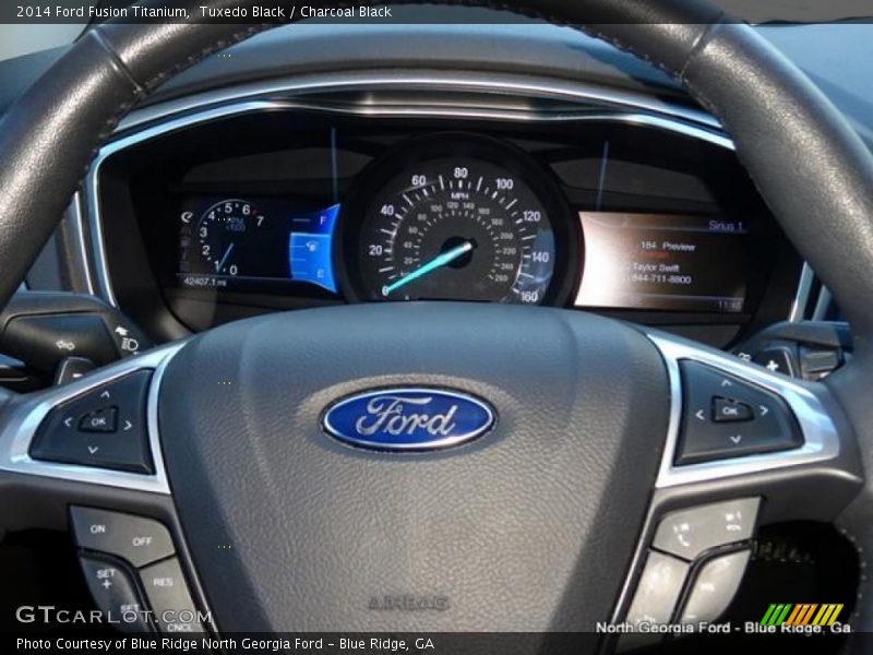 Tuxedo Black / Charcoal Black 2014 Ford Fusion Titanium
