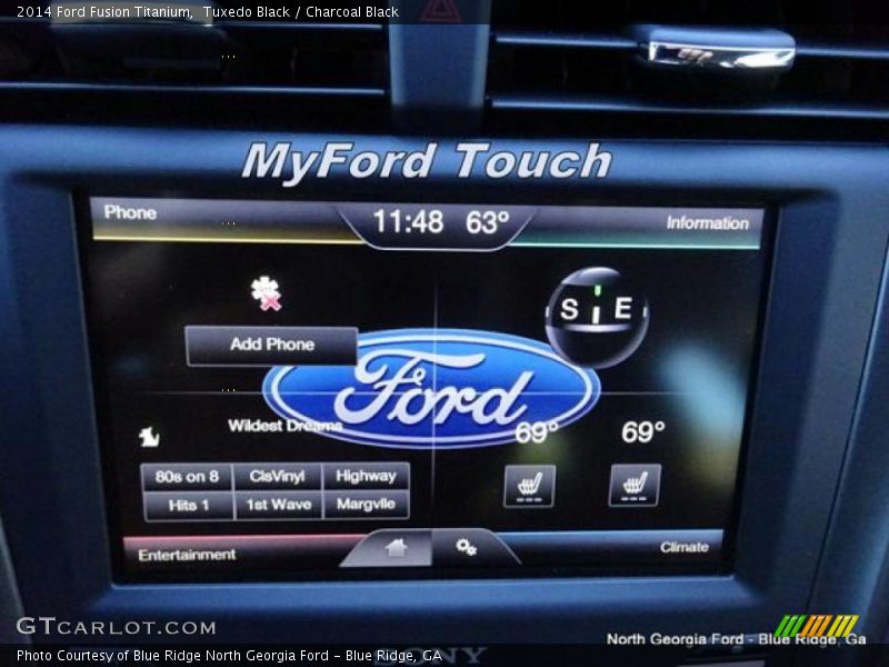 Tuxedo Black / Charcoal Black 2014 Ford Fusion Titanium