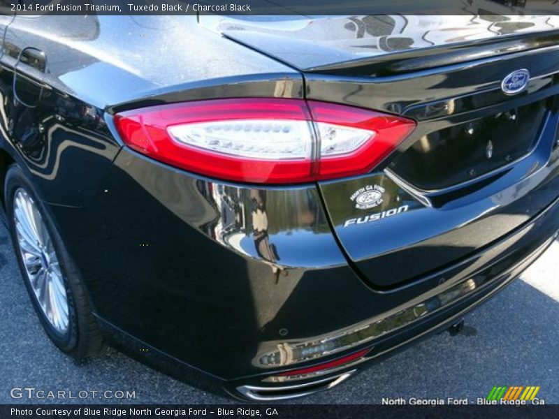 Tuxedo Black / Charcoal Black 2014 Ford Fusion Titanium