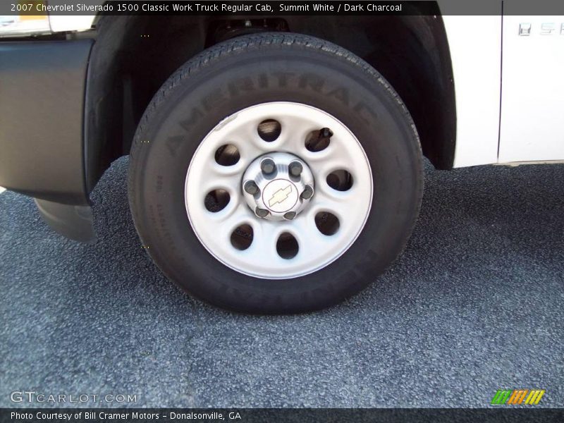 Summit White / Dark Charcoal 2007 Chevrolet Silverado 1500 Classic Work Truck Regular Cab