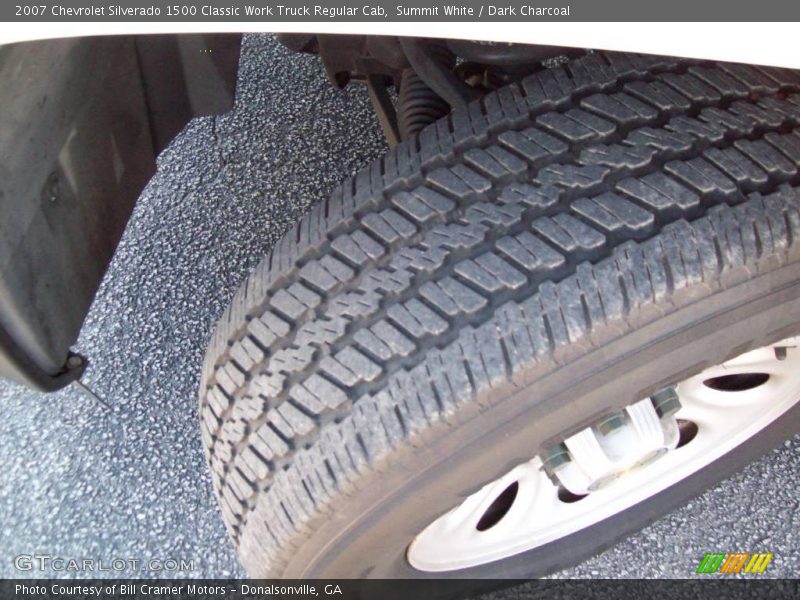Summit White / Dark Charcoal 2007 Chevrolet Silverado 1500 Classic Work Truck Regular Cab