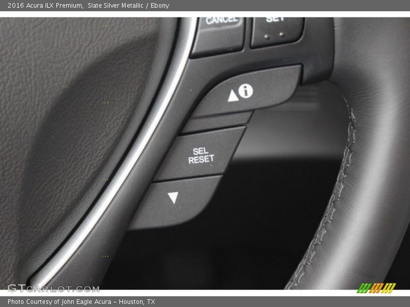 Slate Silver Metallic / Ebony 2016 Acura ILX Premium