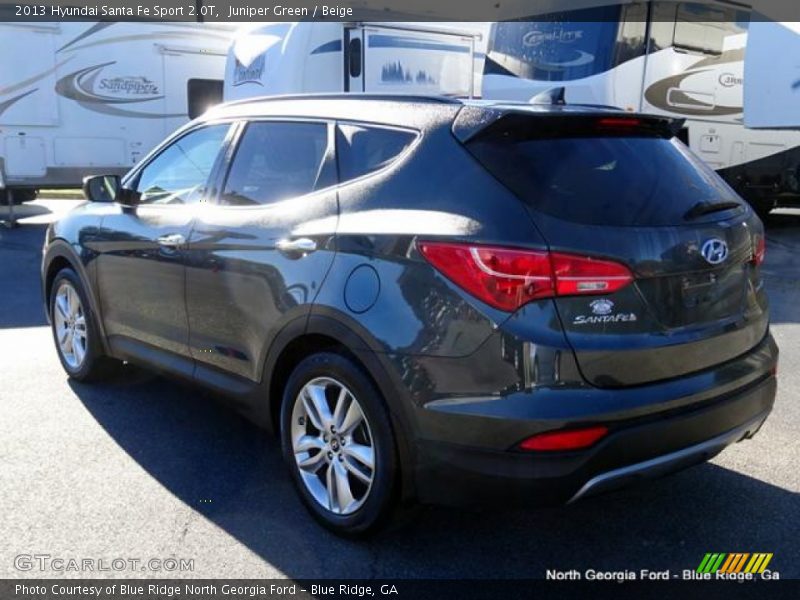 Juniper Green / Beige 2013 Hyundai Santa Fe Sport 2.0T