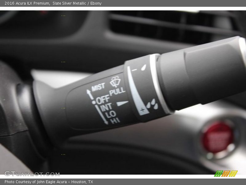 Slate Silver Metallic / Ebony 2016 Acura ILX Premium