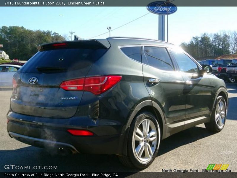 Juniper Green / Beige 2013 Hyundai Santa Fe Sport 2.0T