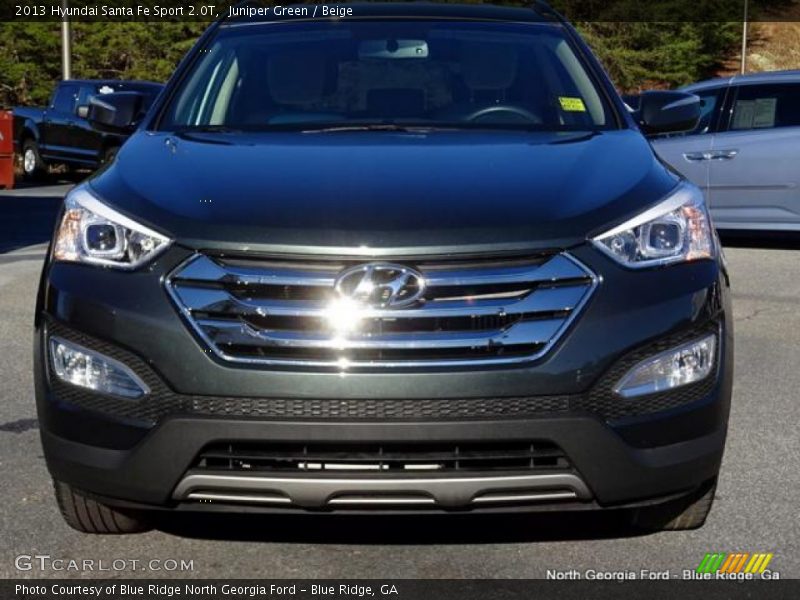Juniper Green / Beige 2013 Hyundai Santa Fe Sport 2.0T