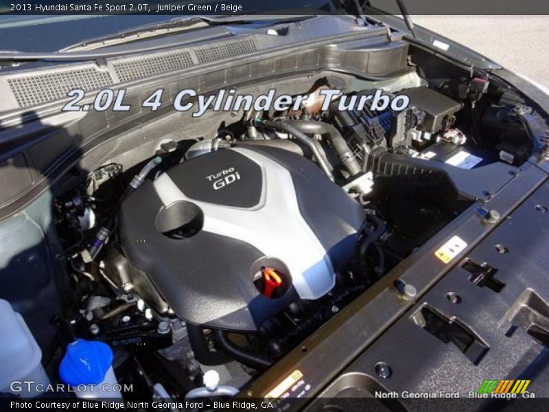 Juniper Green / Beige 2013 Hyundai Santa Fe Sport 2.0T