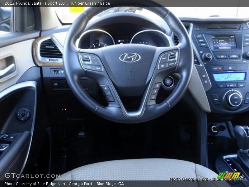 Juniper Green / Beige 2013 Hyundai Santa Fe Sport 2.0T