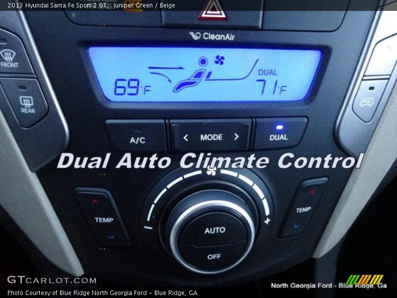 Juniper Green / Beige 2013 Hyundai Santa Fe Sport 2.0T