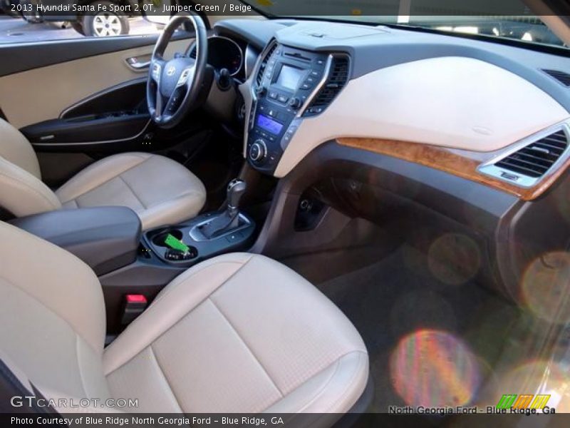 Juniper Green / Beige 2013 Hyundai Santa Fe Sport 2.0T