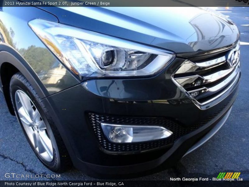 Juniper Green / Beige 2013 Hyundai Santa Fe Sport 2.0T