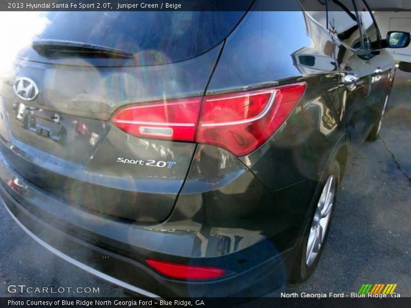 Juniper Green / Beige 2013 Hyundai Santa Fe Sport 2.0T