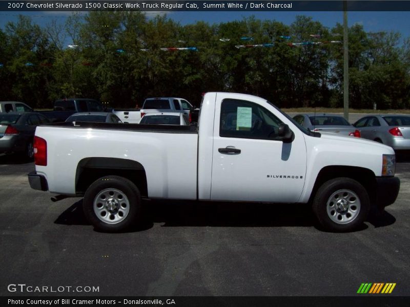 Summit White / Dark Charcoal 2007 Chevrolet Silverado 1500 Classic Work Truck Regular Cab