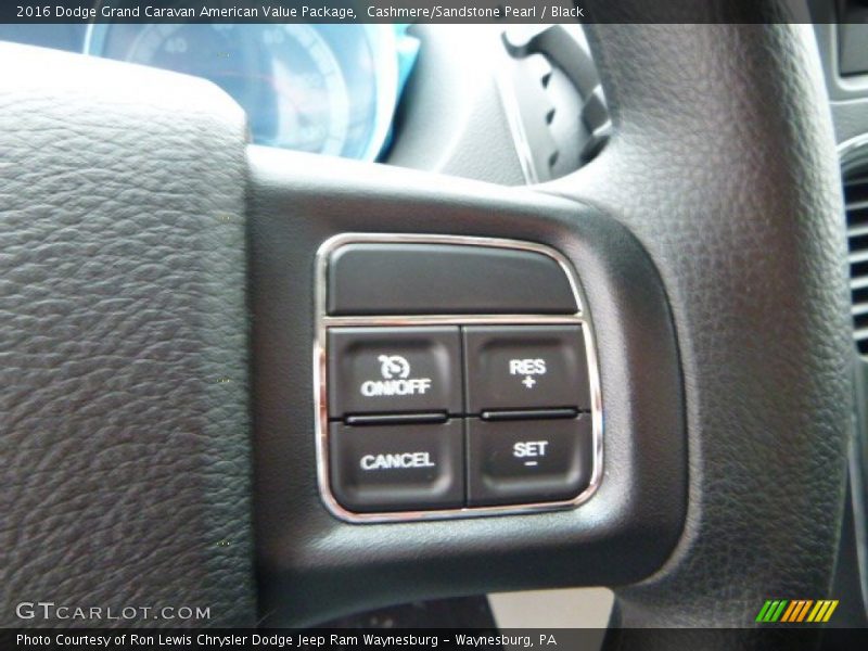Cashmere/Sandstone Pearl / Black 2016 Dodge Grand Caravan American Value Package