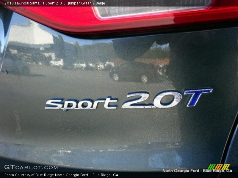 Juniper Green / Beige 2013 Hyundai Santa Fe Sport 2.0T