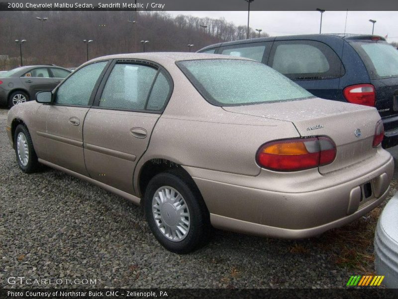 Sandrift Metallic / Gray 2000 Chevrolet Malibu Sedan