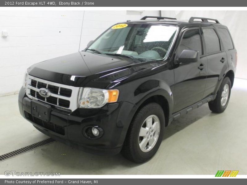 Ebony Black / Stone 2012 Ford Escape XLT 4WD