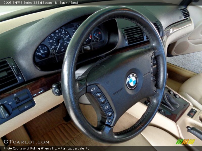 Jet Black / Sand 2003 BMW 3 Series 325xi Sedan
