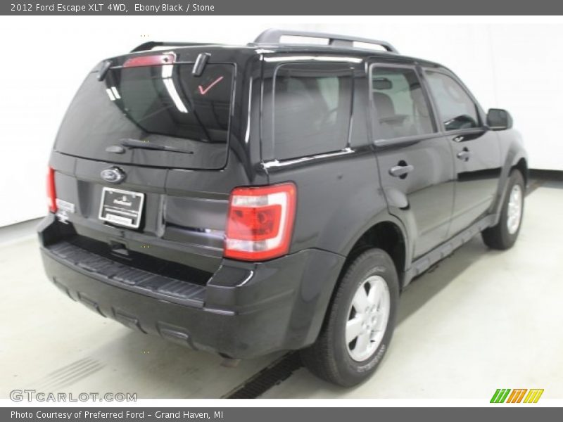 Ebony Black / Stone 2012 Ford Escape XLT 4WD