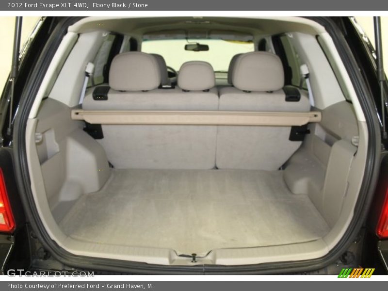 Ebony Black / Stone 2012 Ford Escape XLT 4WD