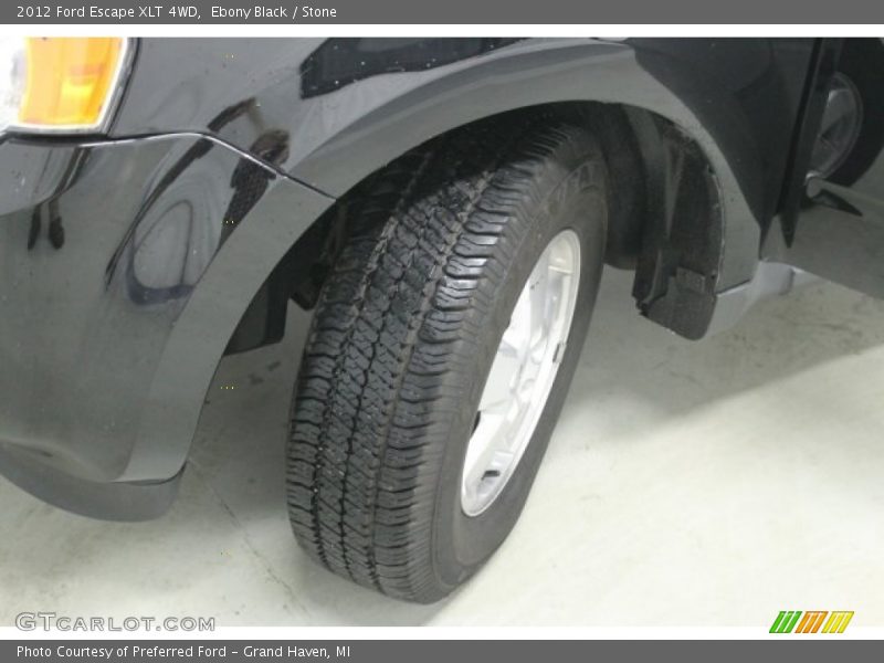 Ebony Black / Stone 2012 Ford Escape XLT 4WD