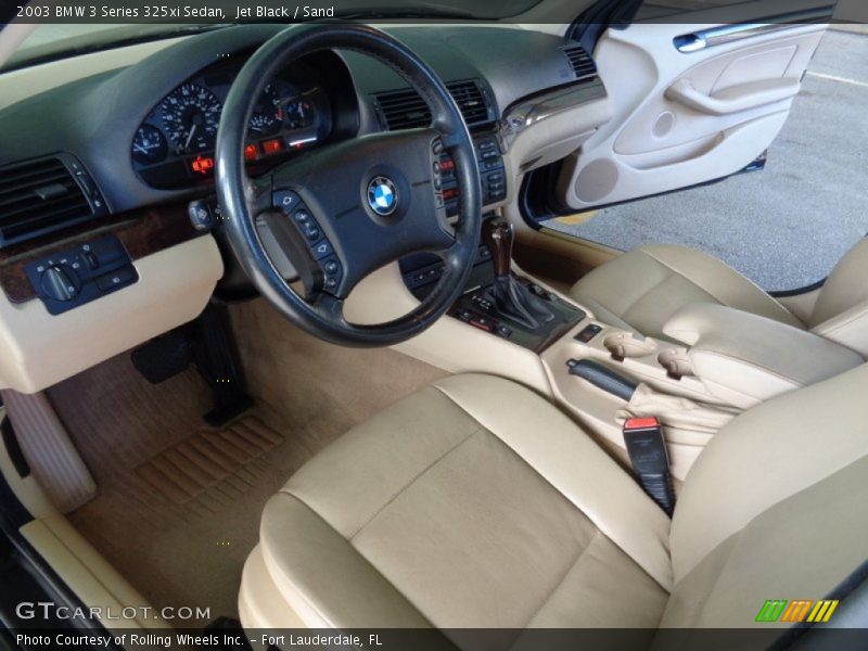 Jet Black / Sand 2003 BMW 3 Series 325xi Sedan