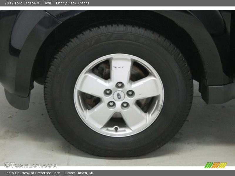 Ebony Black / Stone 2012 Ford Escape XLT 4WD