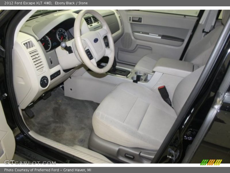 Ebony Black / Stone 2012 Ford Escape XLT 4WD