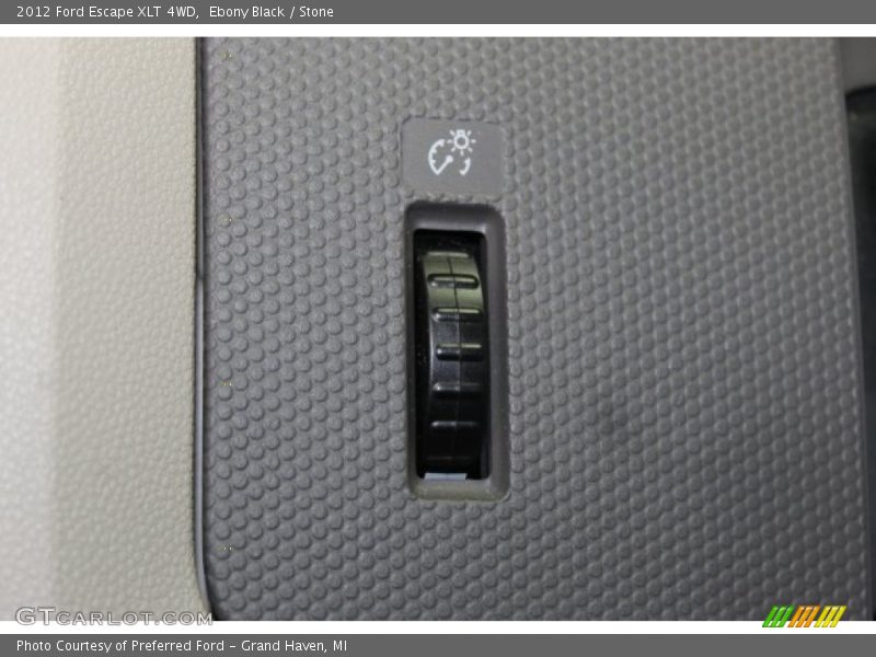Ebony Black / Stone 2012 Ford Escape XLT 4WD