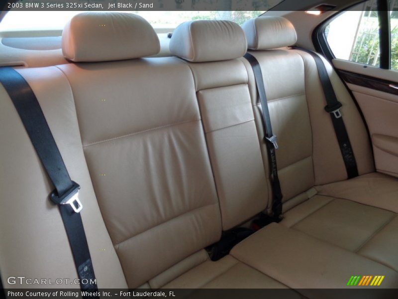Jet Black / Sand 2003 BMW 3 Series 325xi Sedan